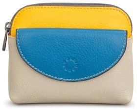 Маленький жіночий гаманець з натуральної шкіри у різнокольоровому виконанні Yoshi Y1322 Tatum Coastal Multicolor 91793