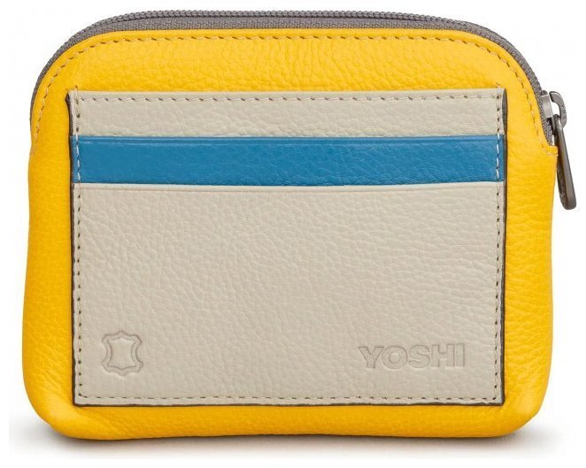 Маленький женский ​кошелек из натуральной кожи в разноцветном исполнении  Yoshi Y1322 Tatum Coastal Multicolor 91793 modnotak фото №3