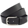 Ремень мужской из натуральной кожи батал длиной до 135 см  Grande Pelle 41105 черный modnotak фото - 1