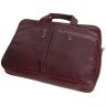 Сумка для ноутбука 15.6″ из коричневой кожи под рептилию Vip Collection 102393 modnotak фото - 3