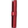 Красный женский вертикальный кошелек из натуральной кожи Vintage (20356) - 3