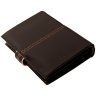 Мужское кожаное портмоне London в коричневом цвете на кнопке Vip Collection 102593 modnotak фото - 2