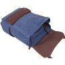 Вместительный городской рюкзак из прочного текстиля в синем цвете Bags Collection (11020) - 5