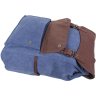 Вместительный городской рюкзак из прочного текстиля в синем цвете Bags Collection (11020) - 4