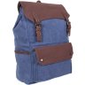 Вместительный городской рюкзак из прочного текстиля в синем цвете Bags Collection (11020) - 1