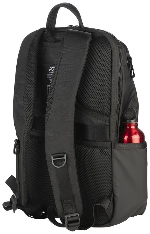 Текстильный рюкзак с анатомической спинкой и отделением для ноутбука до 15" черного цвета Tucano Terra Gravity AGS 103493 фото №6 Текстильный рюкзак с анатомической спинкой и отделением для ноутбука до 15" черного цвета Tucano Terra Gravity AGS 103493 modnotak фото №6