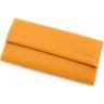 Яркий кошелек оранжевого цвета из натуральной кожи с двумя отделами Tony Bellucci (10826) - 3