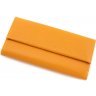 Яркий кошелек оранжевого цвета из натуральной кожи с двумя отделами Tony Bellucci (10826) - 4