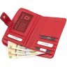 Красный кошелек вертикального типа из натуральной кожи KARYA (1137-46) - 4