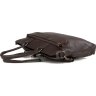 Мужская деловая сумка под ноутбук и документы из натуральной кожи в коричневом цвете Tiding Bag (21252) - 6