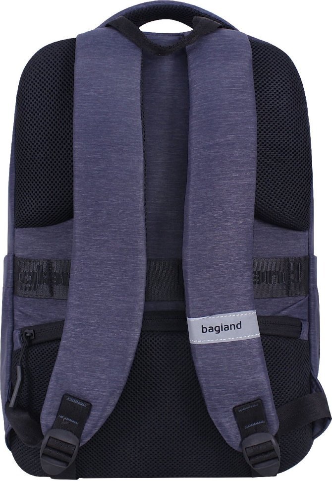 Темно-синій чоловічий рюкзак для ноутбука з текстилю Bagland (55493)