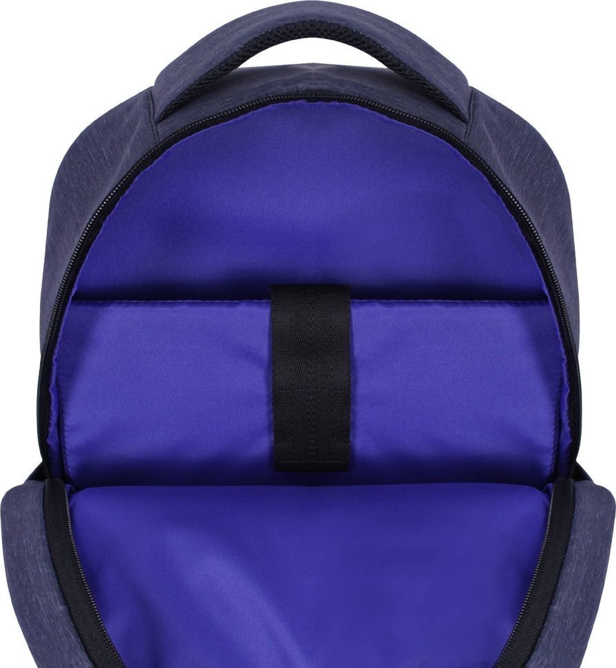 Темно-синій чоловічий рюкзак для ноутбука з текстилю Bagland (55493)