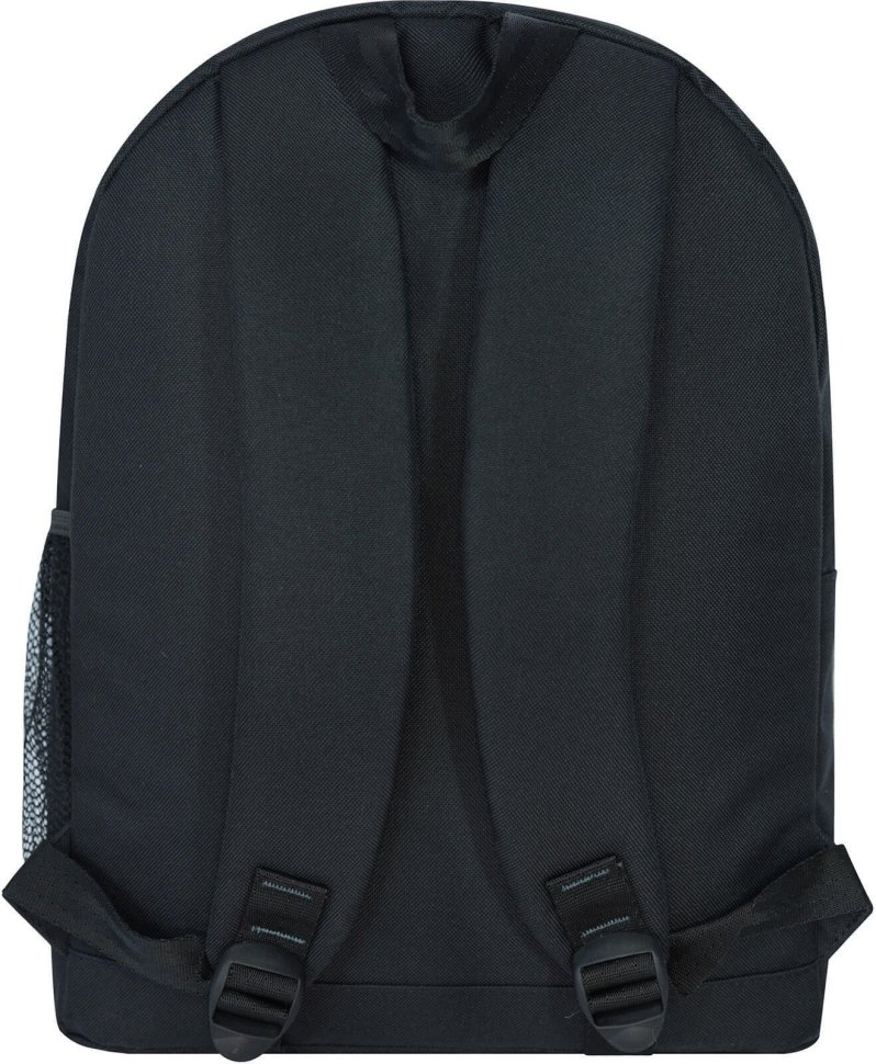 Черный текстильный рюкзак для подростков с принтом Bagland (55693)