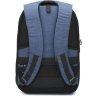 Стильный синий рюкзак из полиэстера с отсеком под ноутбук Monsen (21427) - 2