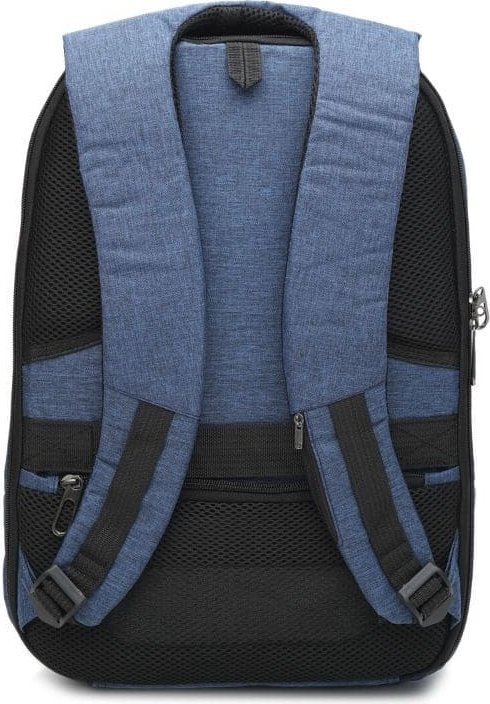 Стильный синий рюкзак из полиэстера с отсеком под ноутбук Monsen (21427)