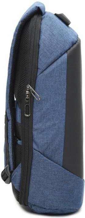 Стильный синий рюкзак из полиэстера с отсеком под ноутбук Monsen (21427)