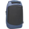 Стильный синий рюкзак из полиэстера с отсеком под ноутбук Monsen (21427) - 5