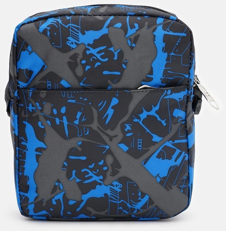 Стильний різнокольоровий текстильний рюкзак з сумкою в комплекті Monsen (55993)