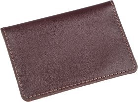 Темно-коричнева обкладинка під права з натуральної шкіри Shvigel (2413971)