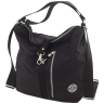 Большая женская текстильная сумка-рюкзак черного цвета Confident 77593 - 6