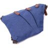 Мужская сумка-слинг среднего размера из синего текстиля Vintage 2422199 - 3