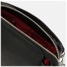 Повседневная женская сумка из фактурной кожи со съемной ручкой Borsa Leather 108893 черного цвета modnotak фото - 5