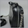 Компактна шкіряна жіноча сумка-кроссбоді чорного кольору BlankNote Faith 78993 - 6