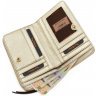 Просторий жіночий гаманець золотистого кольору з натуральної шкіри Tony Bellucci (12484) - 5
