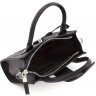 Черная миниатюрная женская сумка турецкого производства из натуральной кожи KARYA (19599) - 5