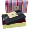 Стильный женский кожаный кошелек черного цвета на молнии Visconti Aruba 69293 - 8