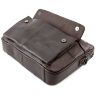 Коричневая недорогая сумка под ноутбук Leather Collection (10441) - 7