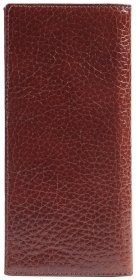 Качественный мужской купюрник из натуральной кожи флотар Desisan 80394 Рыжего цвета