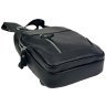 Шкіряна слінг сумка чорного кольору Tiding Bag 90794 modnotak фото - 13