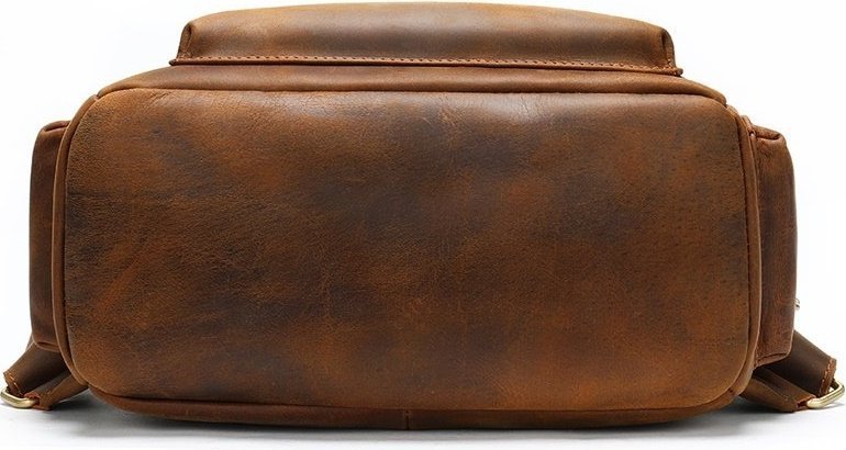Рюкзак винтажный для ноутбука из натуральной кожи коричневого цвета VINTAGE STYLE (14712)