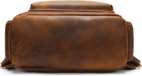 Рюкзак винтажный для ноутбука из натуральной кожи коричневого цвета VINTAGE STYLE (14712)
