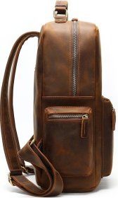 Рюкзак винтажный для ноутбука из натуральной кожи коричневого цвета VINTAGE STYLE (14712)