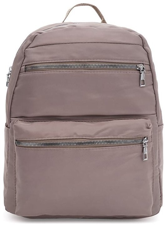 Бежевый женский рюкзак большого размера из текстиля Monsen 71794 modnotak фото №1