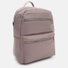 Бежевий жіночий жіночий рюкзак великого розміру з текстилю Monsen 71794 - 2