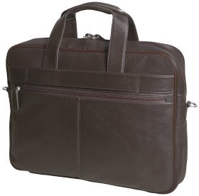 Сумка для ноутбука 15.6″ коричневого цвета из кожи флотар Vip Collection 102394