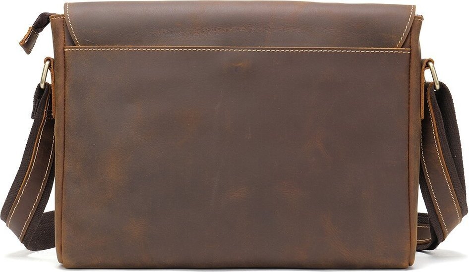 Наплічна сумка - месенджер з вінтажній шкіри Crazy Horse VINTAGE STYLE (14780)