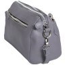 Кожаная женская сумка крос боди серого цвета Vip Collection 102494 фото №3 Кожаная женская сумка крос боди серого цвета Vip Collection 102494 modnotak фото - 3