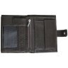 Мужской кошелек из кожи флотар с фиксацией на кнопку Vip Collection 102594 (коричневый) фото №3 Мужской кошелек из кожи флотар с фиксацией на кнопку Vip Collection 102594 (коричневый) modnotak фото - 3