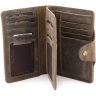 Мужское портмоне коричневого цвета из винтажной кожи Tony Bellucci (10559) - 2