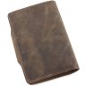 Чоловіче портмоне коричневого кольору з вінтажній шкіри Tony Bellucci (10559) - 3