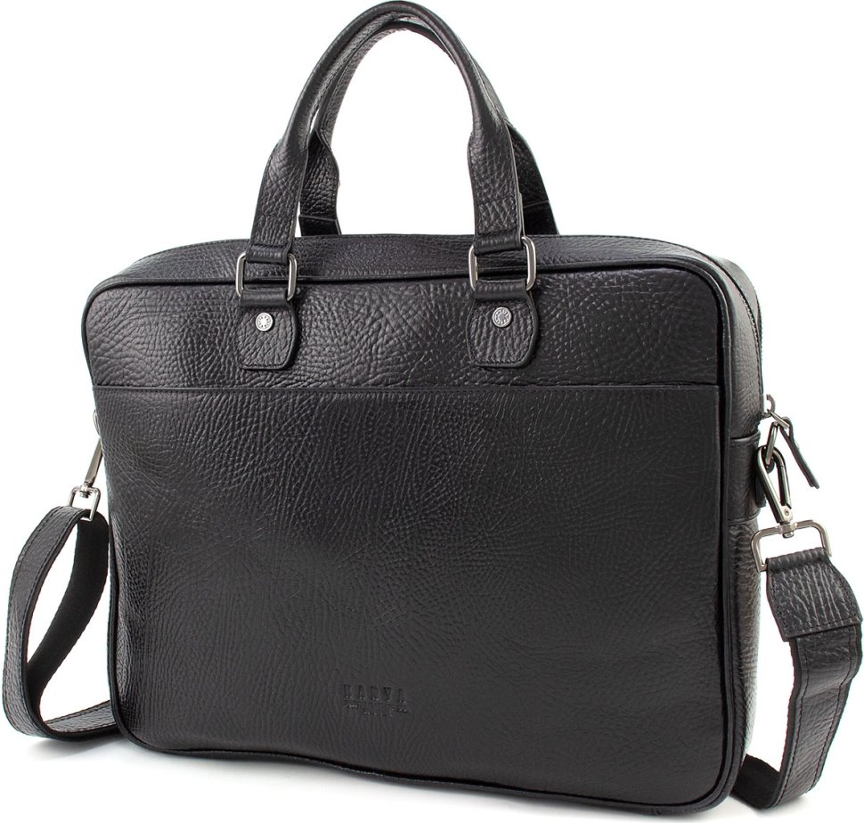 Мужская деловая сумка-портфель из высококачественной кожи KARYA (10281)