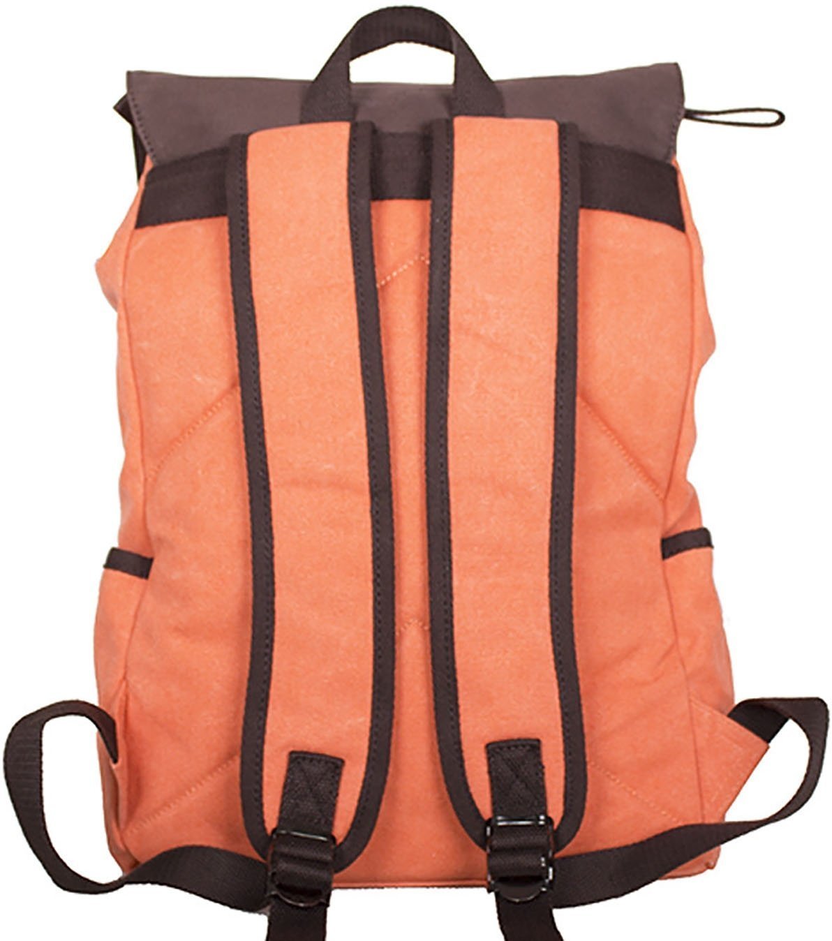 yarkij ryukzak oranzhevogo cveta iz tekstilya bags collection 11023