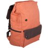 Яркий рюкзак оранжевого цвета из текстиля Bags Collection (11023) - 5