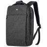 Компактный молодежный рюкзак из текстиля черного цвета с отделением для ноутбука 16" 2E Melange 103494 modnotak фото - 1