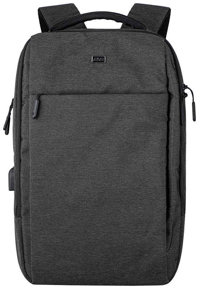 Компактный молодежный рюкзак из текстиля черного цвета с отделением для ноутбука 16" 2E Melange 103494 modnotak фото №3