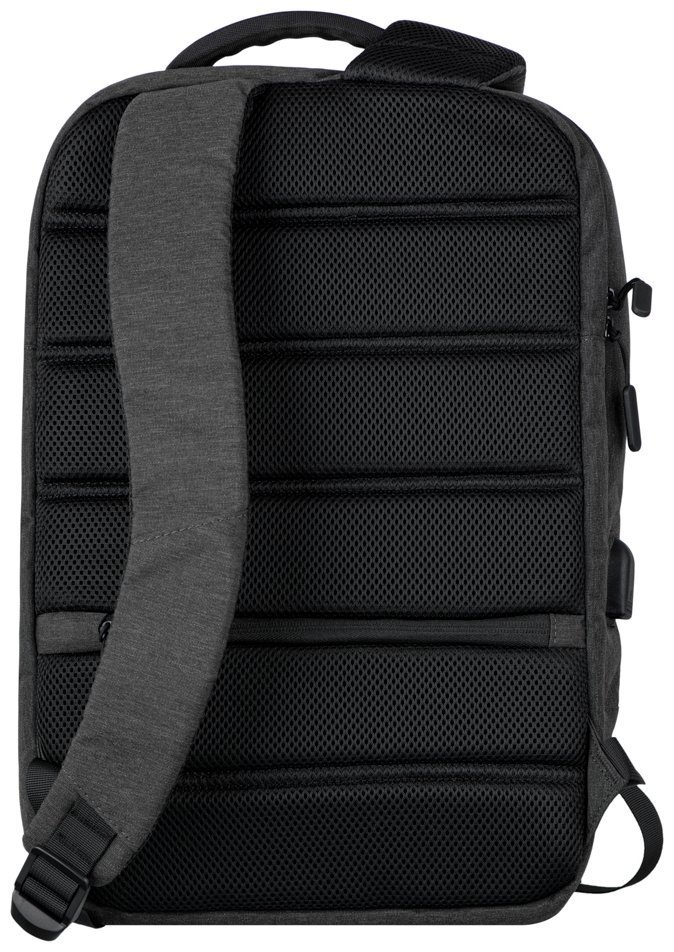 Компактный молодежный рюкзак из текстиля черного цвета с отделением для ноутбука 16" 2E Melange 103494 modnotak фото №4